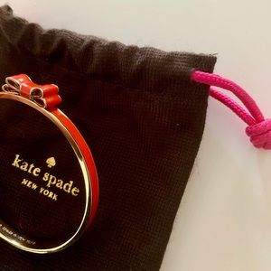 Kate Spade Red and Gold bow bracelet